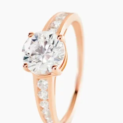 Bague Tatjana Or Rose Oxyde De Zirconium