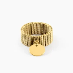 Bague Tijuana Acier Jaune