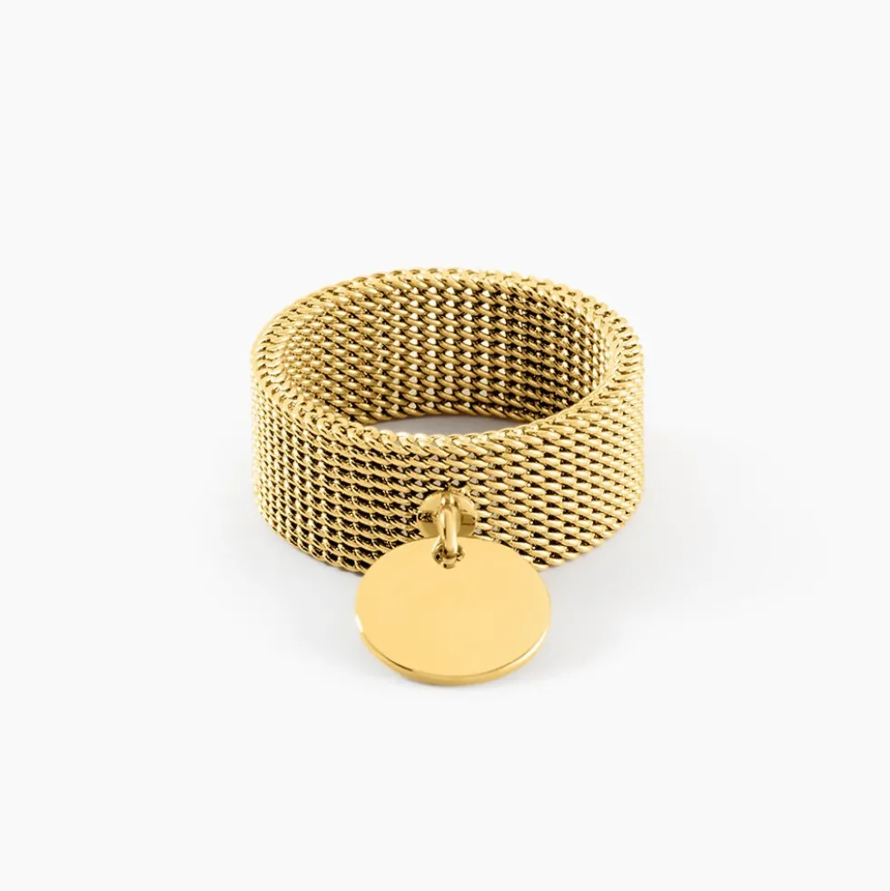 Bague Tijuana Acier Jaune