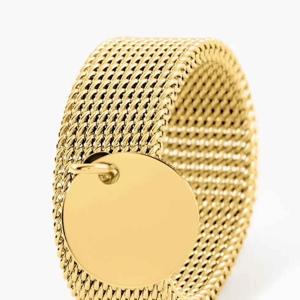 Bague Tijuana Acier Jaune