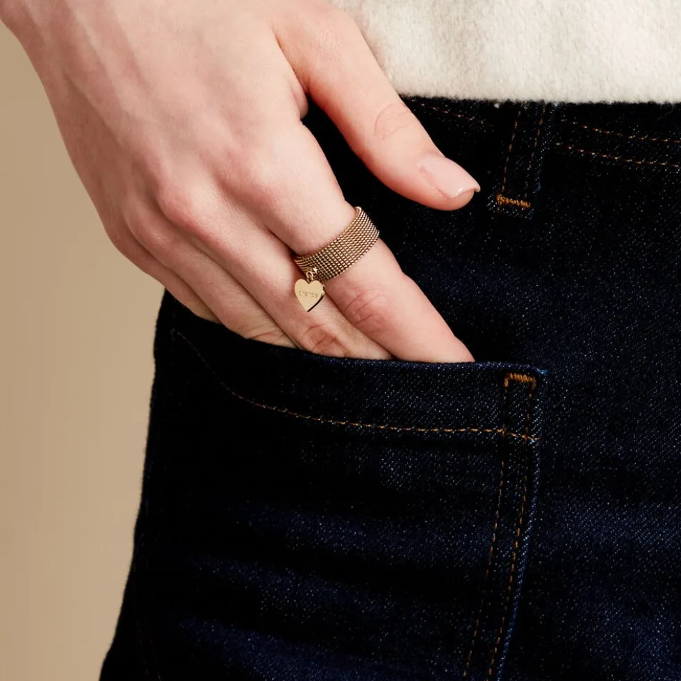 Bague Tijuana Acier Jaune