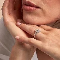 Bague Transmission Or Blanc Diamant
