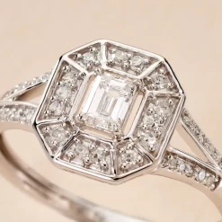 Bague Transmission Or Blanc Diamant