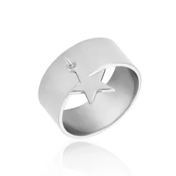 Bague Vaihere Argent Blanc