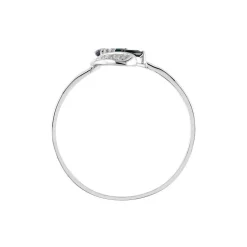 Bague Valy Or Blanc Saphir