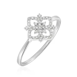 Bague Vasya Or Blanc Diamant