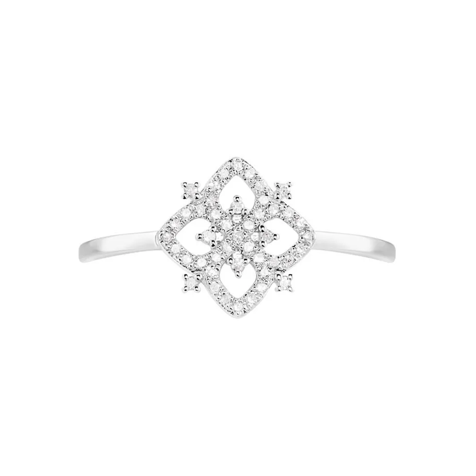 Bague Vasya Or Blanc Diamant