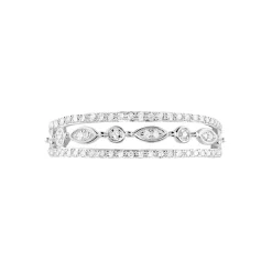 Bague Veca Or Blanc Diamant