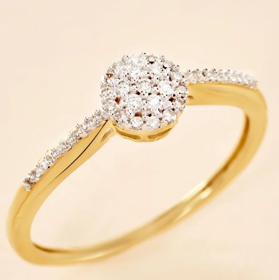 Bague Veranina Or Jaune Diamant