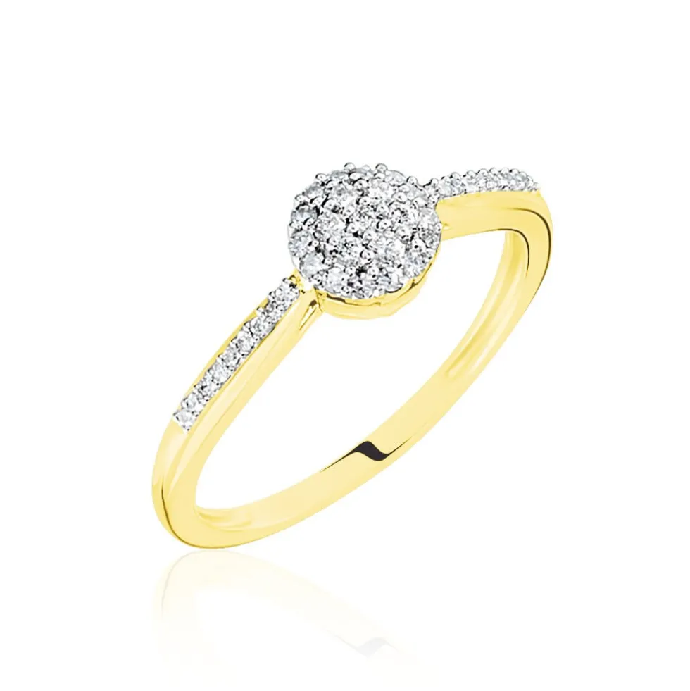 Bague Veranina Or Jaune Diamant