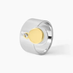 Bague Vittorina Argent Bicolore