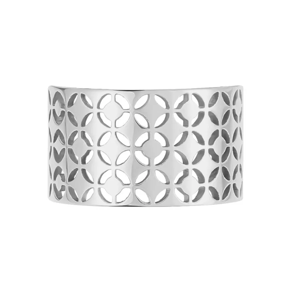 Bague Yelda Acier Blanc