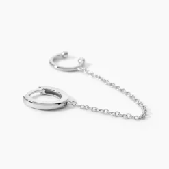 Bijou D'oreille Unitaire Argent Hathor