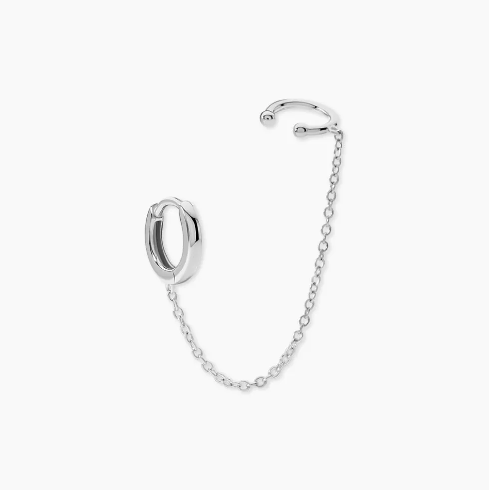Bijou D'oreille Unitaire Argent Hathor