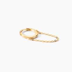 Bijou D'oreille Unitaire Or Jaune Brittani