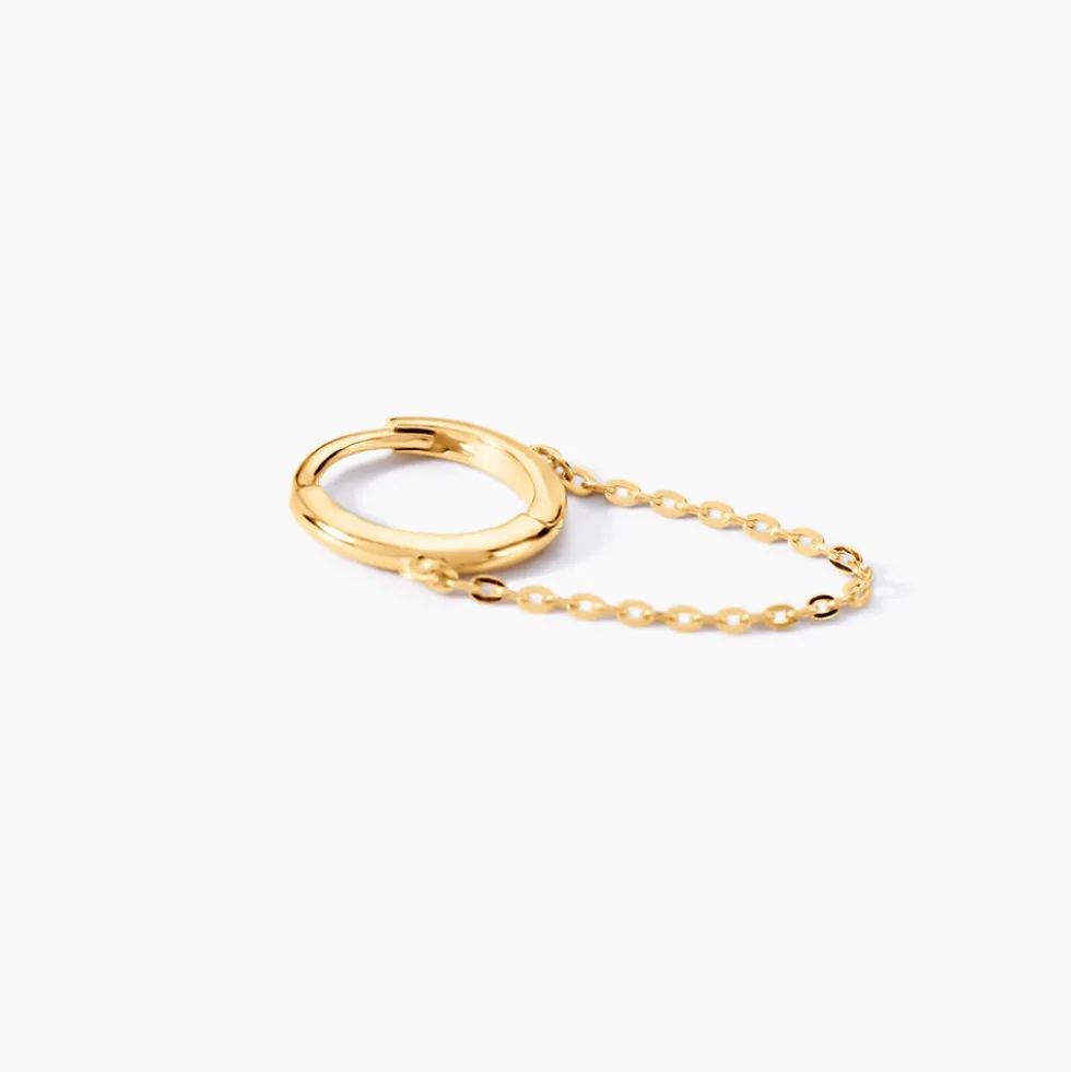Bijou D'oreille Unitaire Or Jaune Brittani