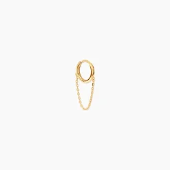 Bijou D'oreille Unitaire Or Jaune Brittani