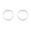 Bijoux D'oreilles Walter Argent Perle De Culture