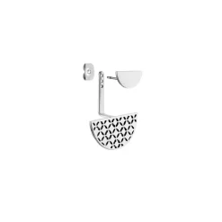 Bijoux D'oreilles Yelda Acier Blanc