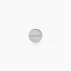 Boucle D'oreille Puce Unitaire Acier Blanc Naomh
