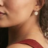 Boucles D'oreilles Adon Semi-baroques Or Jaune Perle De Culture