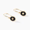 Boucles D'oreilles Black Jack Cosmoir Or Jaune