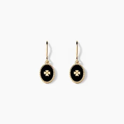 Boucles D'oreilles Black Jack Cosmoir Or Jaune