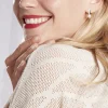 Boucles D'oreilles Pendantes Kathy Argent Perle De Culture Et Oxyde