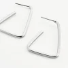 Boucles D'oreilles Pendantes Argent Blanc Timothea