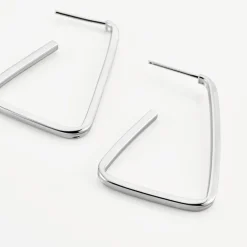 Boucles D'oreilles Pendantes Argent Blanc Timothea