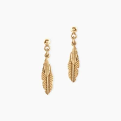 Boucles D'oreilles Pendantes Plaqué Or Kai