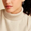 Boucles D'oreilles Pendantes Ina Argent Blanc Céramique Et Oxyde