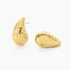 Boucles D'oreilles Pendantes Iliane Acier Doré