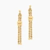 Boucles D'Oreilles Pendantes Cordelia Or Jaune