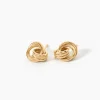 Boucles D'Oreilles Pendantes Netty Plaqué Or Jaune