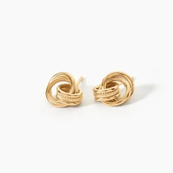 Boucles D'Oreilles Pendantes Netty Plaqué Or Jaune
