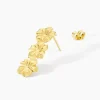 Boucles D'Oreilles Pendantes Olyss Argent Jaune