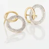 Boucles D'oreilles Pendantes Daniyah Or Jaune Diamant