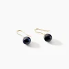Boucles D'oreilles Pendantes Severiane Or Jaune Perle De Culture