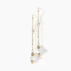 Boucles D'oreilles Pendantes Petrona Or Jaune Perle De Culture