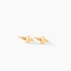 Boucles D'oreilles Pendantes France-marie Coeur Or Jaune