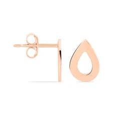 Boucles D'oreilles Puces Anh Argent Rose