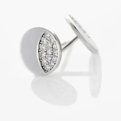 Boucles D'oreilles Puces Argent Grissil Oxydes De Zirconium