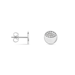 Boucles D'oreilles Puces Argent Grissil Oxydes De Zirconium