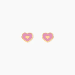 Boucles D'Oreilles Puces Chayim Or Jaune