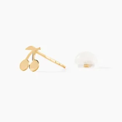 Boucles D'oreilles Puces Cerisia Or Jaune