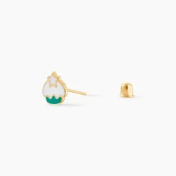 Boucles D'Oreilles Puces Daedalus Or Jaune