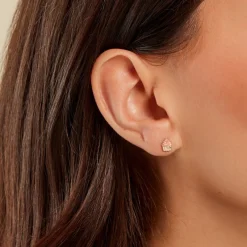 Boucles D'oreilles Puces Gautama Or Jaune