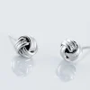 Boucles D'oreilles Puces Iloa Argent Blanc