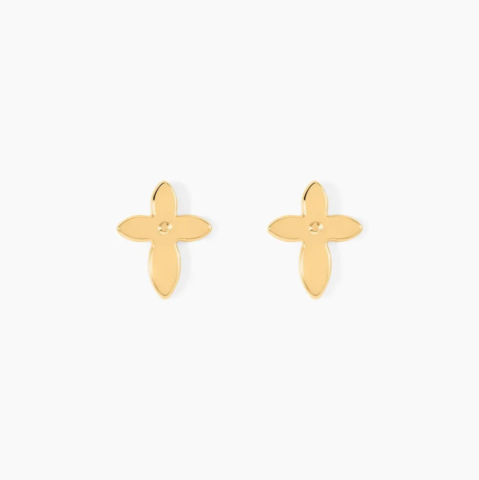 Boucles D'Oreilles Puces Lavonne Or Jaune